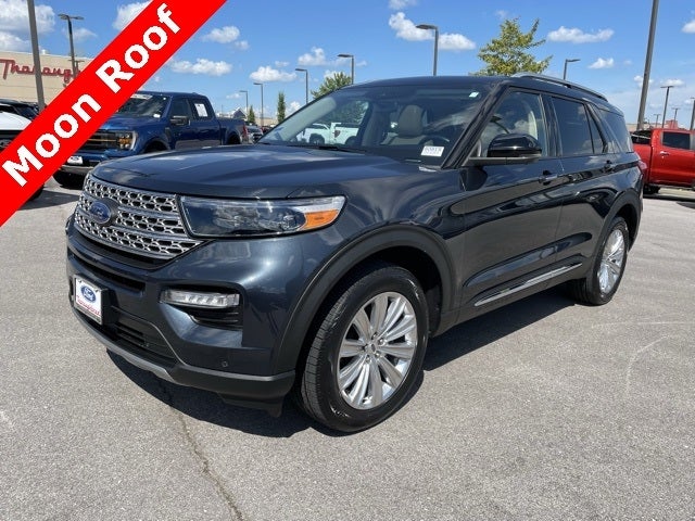 Used 2022 Ford Explorer Limited with VIN 1FMSK8FH2NGB37675 for sale in Kansas City